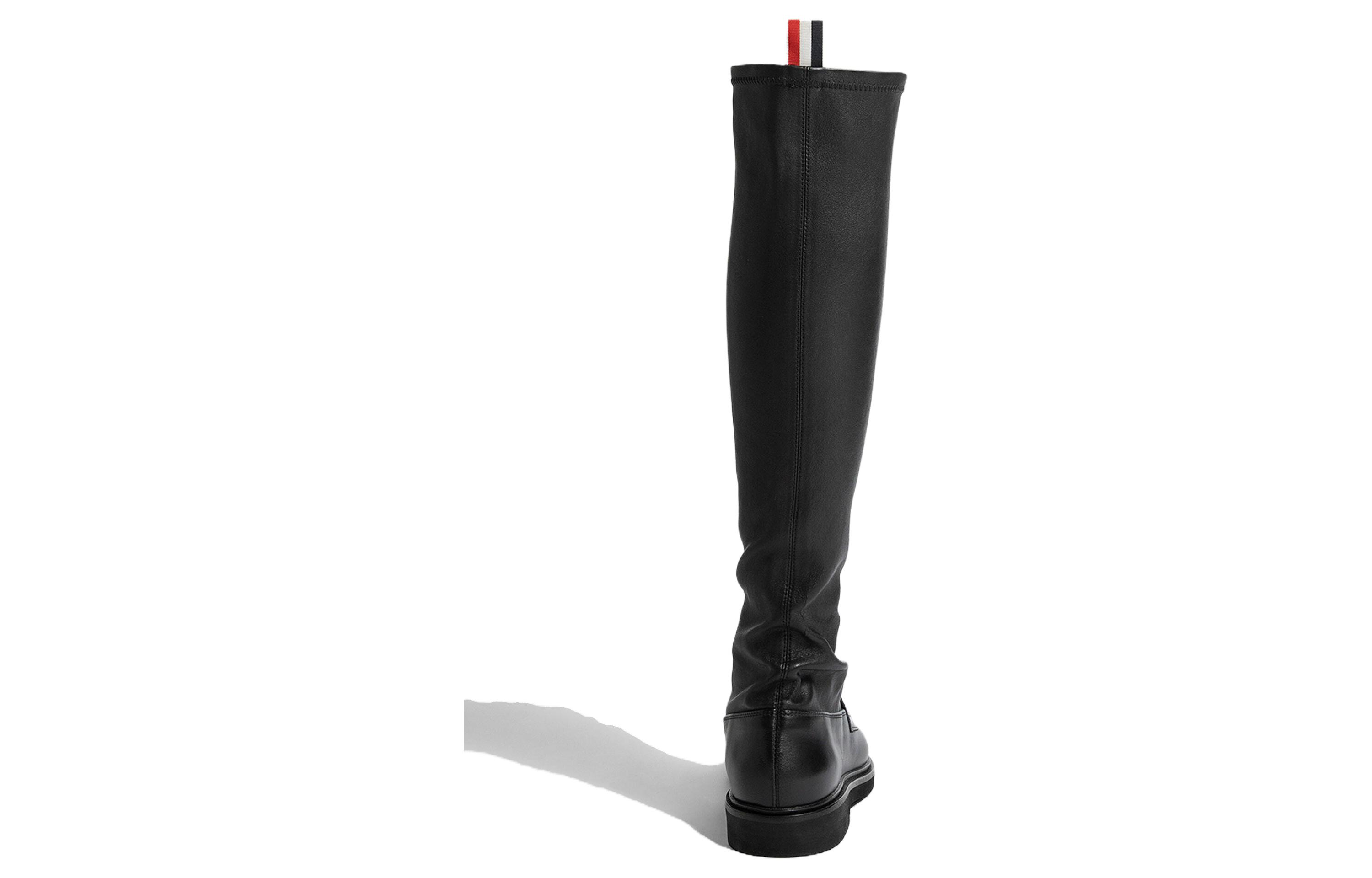 Purchase (W) Thom Browne High-Top Sneaker ''Schwarzes Leder'' FFB173A05584001
