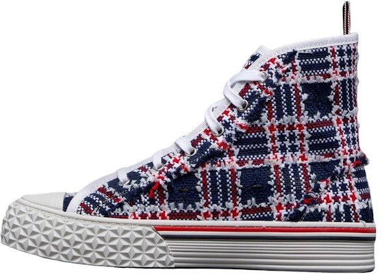(Women) Thom Browne High-Top Sneaker 'Blue' FFD117BF0372960 Buy (Women) Thom Browne High-Top Sneaker 'Blue' FFD117BF0372960