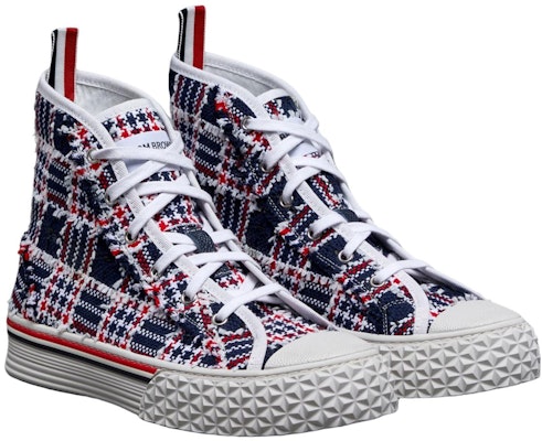 (Women) Thom Browne High-Top Sneaker 'Blue' FFD117BF0372960 Lookbook (Women) Thom Browne High-Top Sneaker 'Blue' FFD117BF0372960