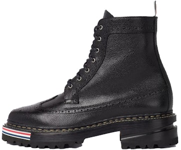 (W) 汤姆·布朗 黑色皮革短靴 FFB123A06257001 Buy (W) 汤姆·布朗 黑色皮革短靴 FFB123A06257001