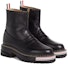 Lookbook (W) But Hitam Kulit Thom Browne dengan Zip Sisi FFB164A05584