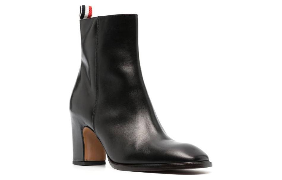 (W) Thom Browne Leather Boot 'Black Fashion Casual' 圖 2