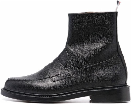 (Women) Thom Browne Leather Brogue Chunky Heel Ankle Boot 'Black' FFB153A06257001 Buy (Women) Thom Browne Leather Brogue Chunky Heel Ankle Boot 'Black' FFB153A06257001