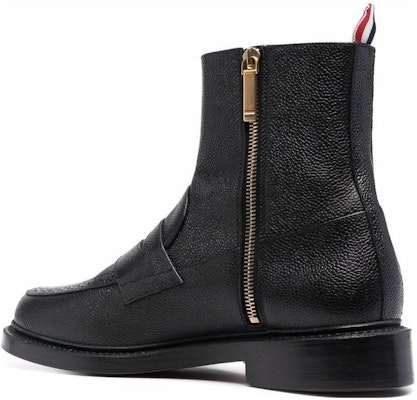 (Women) Thom Browne Leather Brogue Chunky Heel Ankle Boot 'Black' FFB153A06257001 Lookbook (Women) Thom Browne Leather Brogue Chunky Heel Ankle Boot 'Black' FFB153A06257001