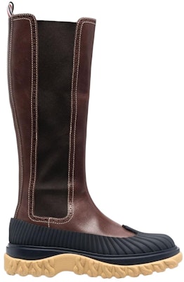 (Women) Thom Browne Leather Chelsea Boots 'Brown' FFB156A00003205 Order (Women) Thom Browne Leather Chelsea Boots 'Brown' FFB156A00003205