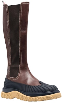 (Women) Thom Browne Leather Chelsea Boots 'Brown' FFB156A00003205 Lookbook (Women) Thom Browne Leather Chelsea Boots 'Brown' FFB156A00003205