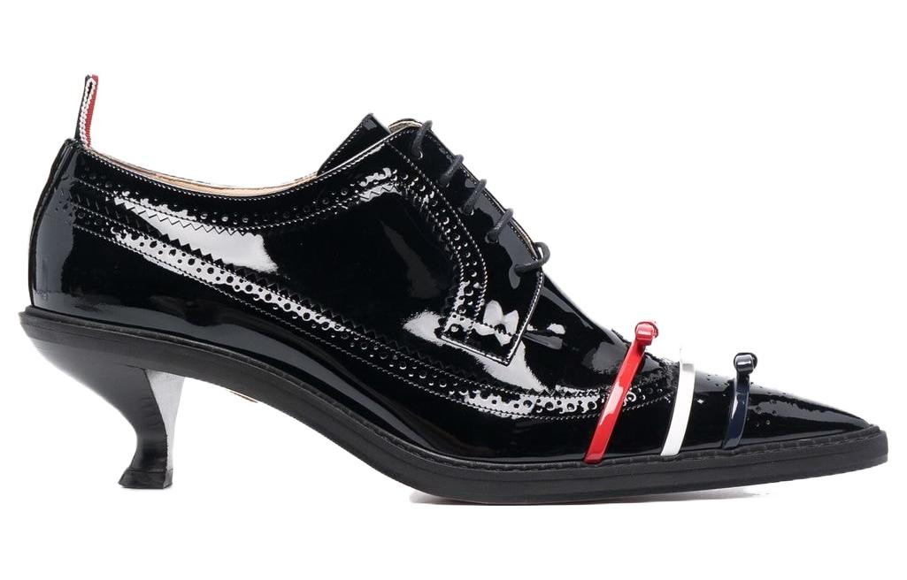 (W) Thom Browne Leather High-Heel 'Black Bow' 圖 2