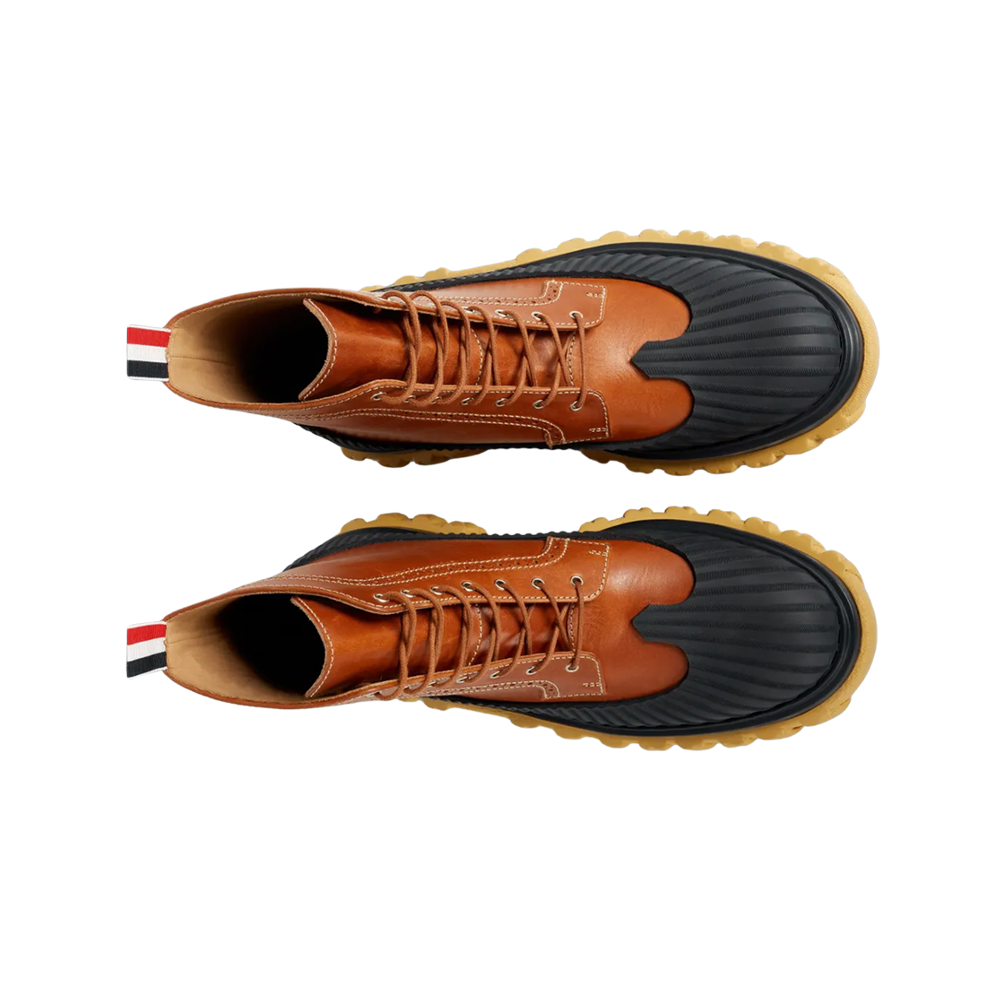 Order (Women) Thom Browne Leather Lace-Up Ankle Boots 'Brown' FFB139A00003275