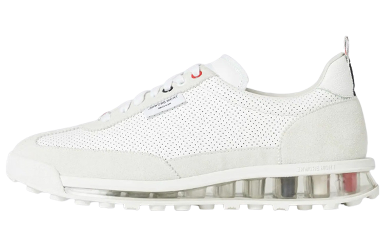 (Women) Thom Browne Leather Low-Top 'Fashion White' FFD120B05584100