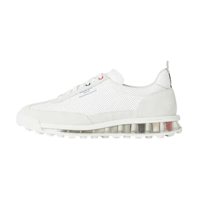 (W) Thom Browne Leather Low-Top 'Fashion White'