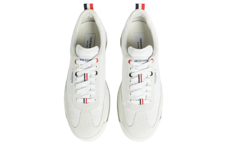 Lookbook (W) Thom Browne Kulit Low-Top 'Fashion White' FFD120B05584100