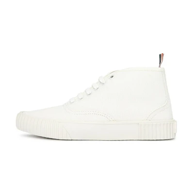 (W) Thom Browne Leather Low 'Simple CMFT White'