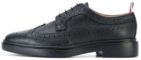 (Women) Thom Browne Leather Low-Top 'Black' FFO002G00198001 (Women) Thom Browne Leather Low-Top 'Black' FFO002G00198001