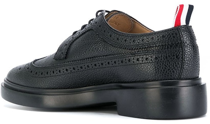 (W) Thom Browne Zapatillas de Cuero Bajas 'Negro' FFO002G00198001 Shop (W) Thom Browne Zapatillas de Cuero Bajas 'Negro' FFO002G00198001