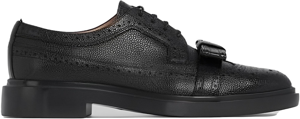 (Women) Thom Browne Leather Low Top 'Black' FFO011A00198001 Order (Women) Thom Browne Leather Low Top 'Black' FFO011A00198001