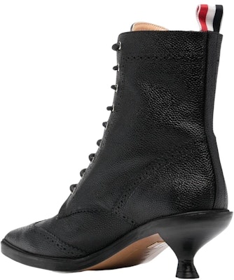 (Women) Thom Browne Leather Pointed Lace-Up Boots 'Black' FFB121A06257001 Lookbook (Women) Thom Browne Leather Pointed Lace-Up Boots 'Black' FFB121A06257001
