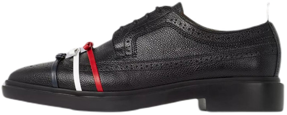 (Women) Thom Browne Leather Shoes 'Pebble Black' FFD103A06257001 Buy (Women) Thom Browne Leather Shoes 'Pebble Black' FFD103A06257001