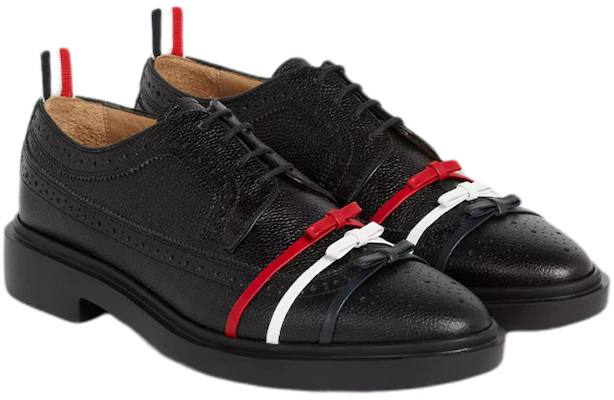 (Women) Thom Browne Leather Shoes 'Pebble Black' FFD103A06257001 Lookbook (Women) Thom Browne Leather Shoes 'Pebble Black' FFD103A06257001