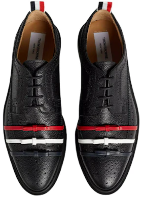 (Women) Thom Browne Leather Shoes 'Pebble Black' FFD103A06257001 Shop (Women) Thom Browne Leather Shoes 'Pebble Black' FFD103A06257001