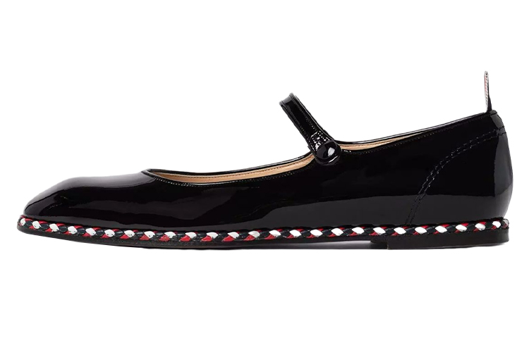 (W) Thom Browne Leather Slip-On 'Black Fashion'
