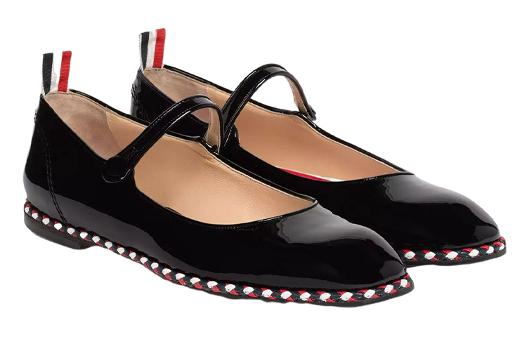 (W) Thom Browne Leather Slip-On 'Black Fashion' 圖 2
