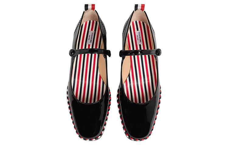 (W) Thom Browne Leather Slip-On 'Black Fashion' 圖 3