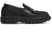 Order (W) Thom Browne Kasut Slip-On Kulit 'Hitam' FFF083A00003001