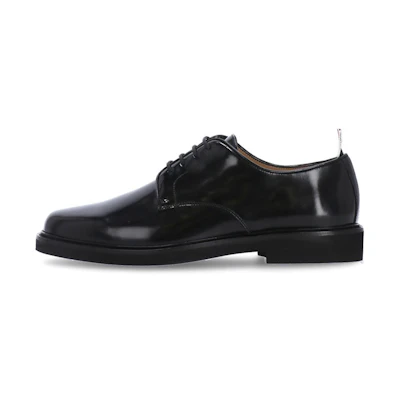 (W) Thom Browne Leather Sneaker 'Black'