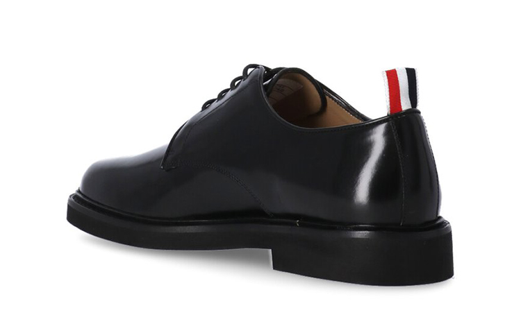 (W) Thom Browne Leather Sneaker 'Black' 圖 4