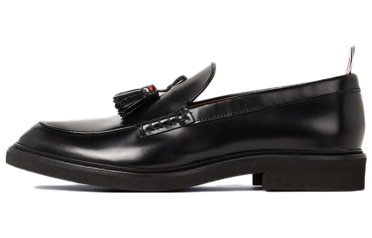 (W) Thom Browne Leather Tassel Loafer 'Black'
