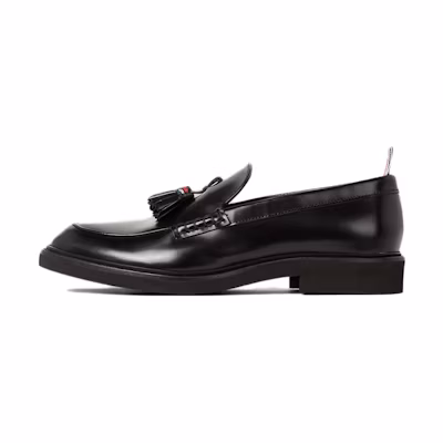(W) Thom Browne Leather Tassel Loafer 'Black'