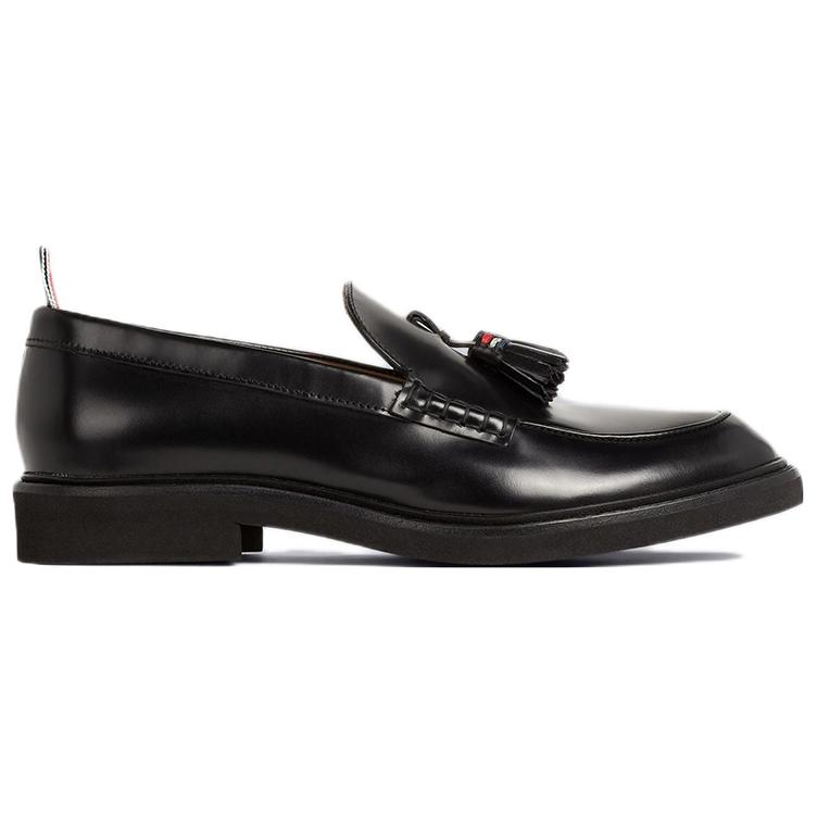 (W) Thom Browne Leather Tassel Loafer 'Black' 圖 2