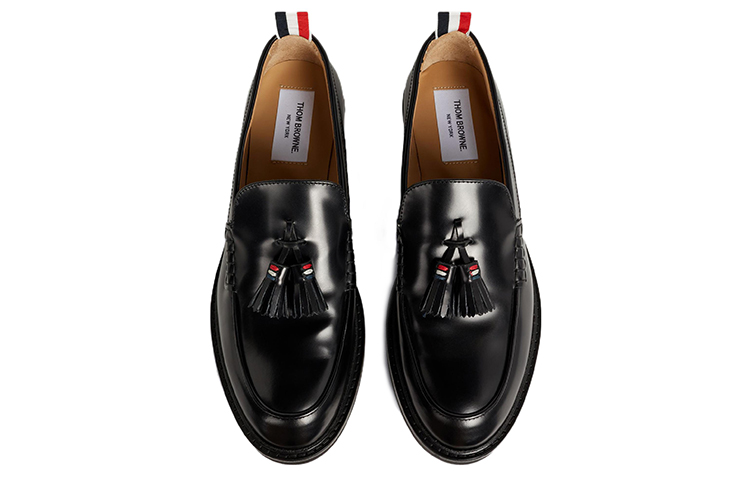 (W) Thom Browne Leather Tassel Loafer 'Black' 圖 4