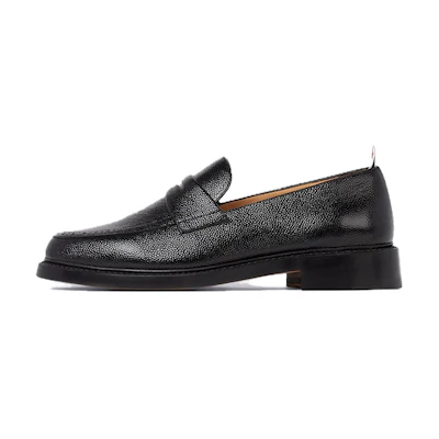 (W) Thom Browne Loafer 'Black Pebble Grain'