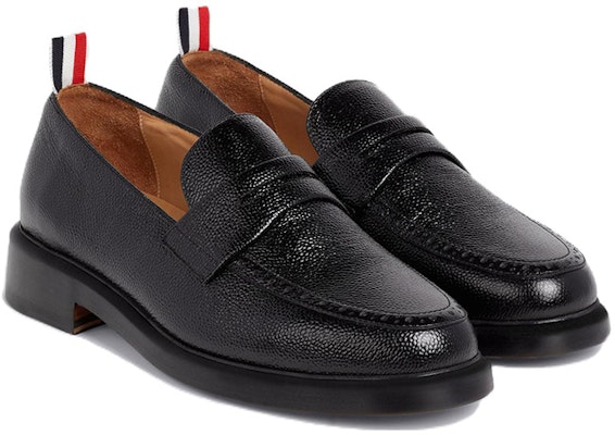 (Women) Thom Browne Loafer 'Black Pebble Grain' MFD054G00198001 Lookbook (Women) Thom Browne Loafer 'Black Pebble Grain' MFD054G00198001