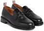 Lookbook (W) Thom Browne Loafer 'Black Pebble Grain' Hitam Kulit Berbintik MFD054G00198001