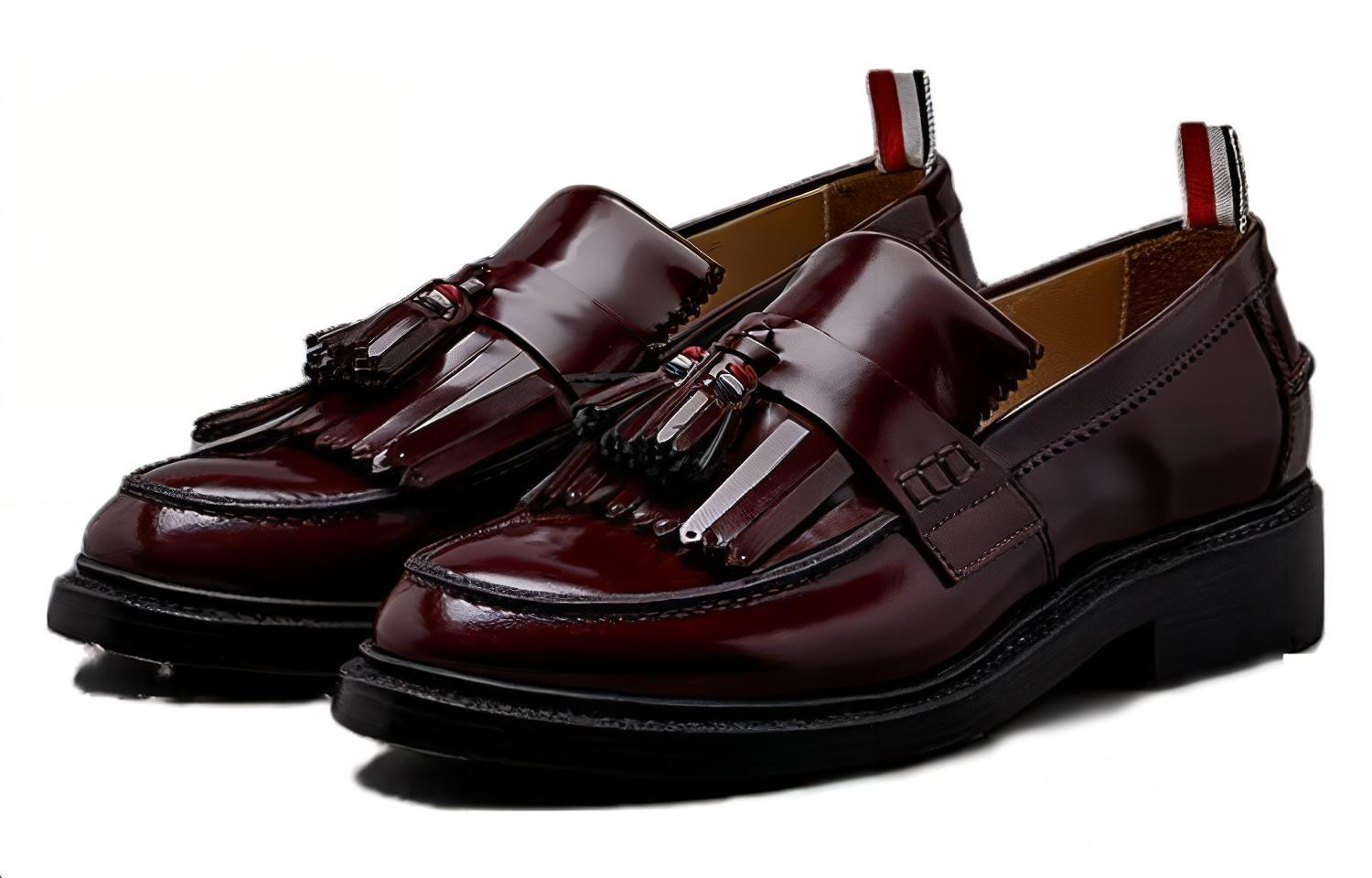 (W) Thom Browne Loafer 'Burgundy' 圖 4