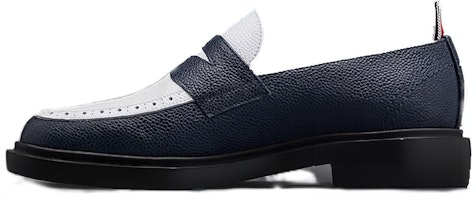 (Women) Thom Browne Loafer 'Dark Blue White' FFF163A-06257-927 (Women) Thom Browne Loafer 'Dark Blue White' FFF163A-06257-927