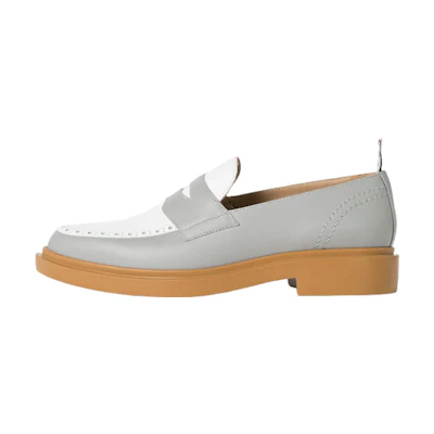 (W) Thom Browne Loafer 'White Grey'