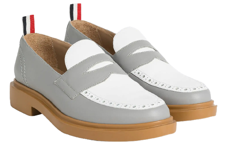 (W) Thom Browne Loafer 'White Grey' 圖 2