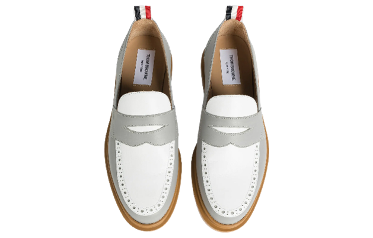 (W) Thom Browne Loafer 'White Grey' 圖 3