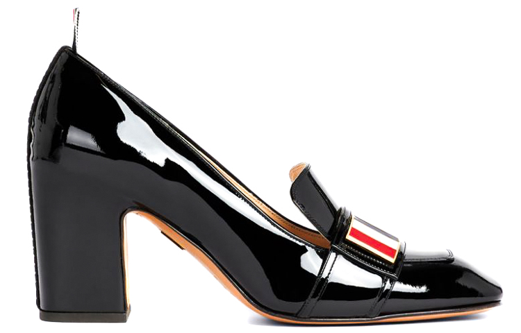 (W) Thom Browne Loafer High Heel 'Black Patent Leather' 圖 2