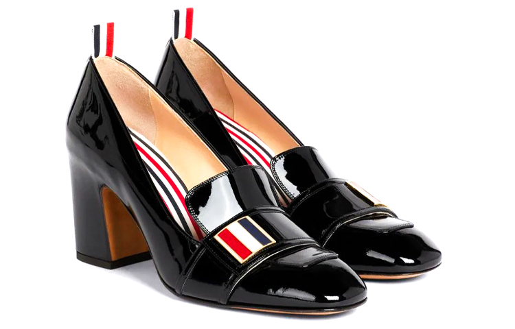 (W) Thom Browne Loafer High Heel 'Black Patent Leather' 圖 3