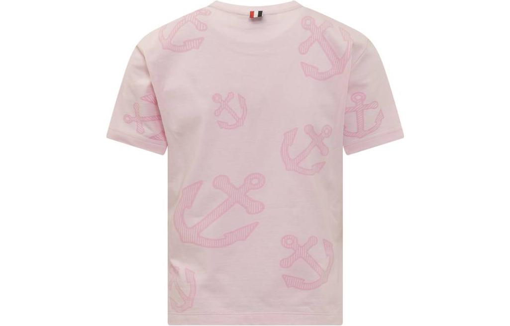 (Women) THOM BROWNE Logo All-Over Print Pink T-Shirt . FJS146A-01454-680 圖 3