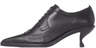 (Women) Thom Browne Longwing Brogue High Heels 'Black Pebble Grain' FFF074B06257001 (Women) Thom Browne Longwing Brogue High Heels 'Black Pebble Grain' FFF074B06257001