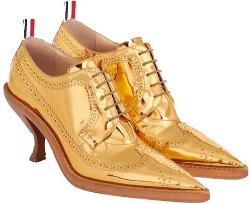 (W) Thom Browne Longwing Brogues Talons Hauts ''Or'' FFH223A07476715 Lookbook (W) Thom Browne Longwing Brogues Talons Hauts ''Or'' FFH223A07476715