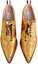 Shop (W) Thom Browne Longwing Brogues Talons Hauts ''Or'' FFH223A07476715