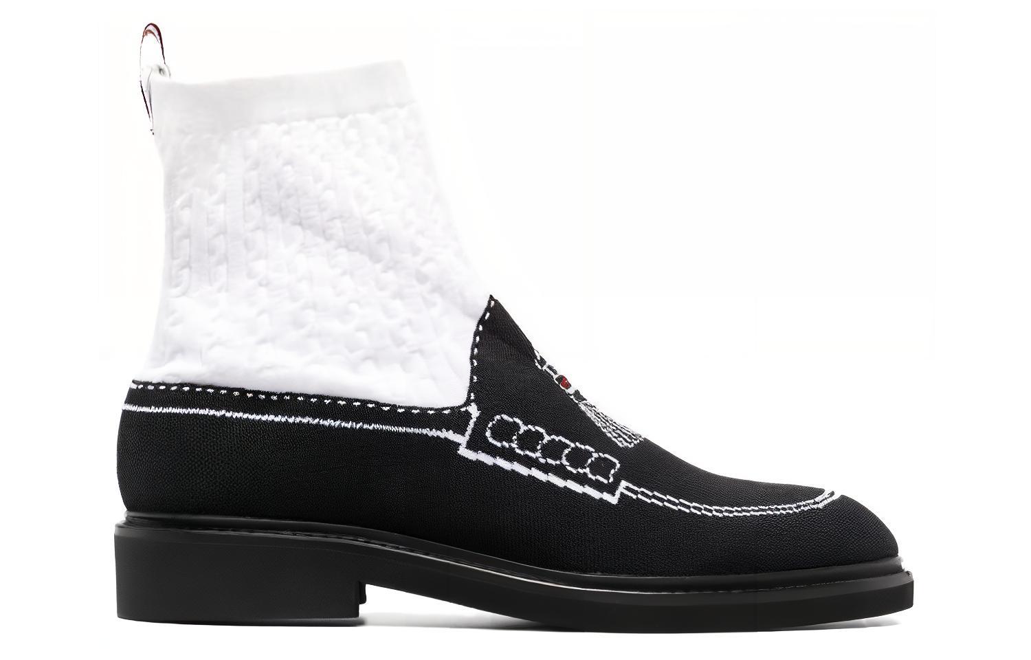 (W) Thom Browne Low-Top 'Black and White' 圖 2