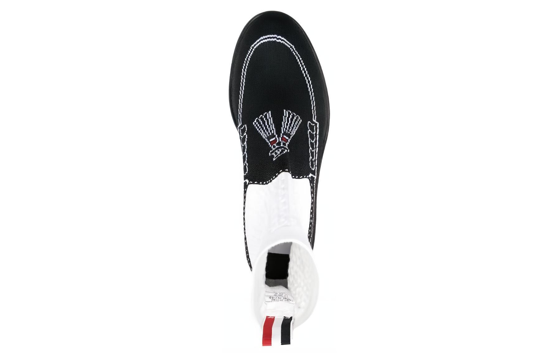 (W) Thom Browne Low-Top 'Black and White' 圖 4