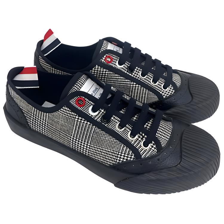 Order (W) Thom Browne Low-Top 'Fashion Hitam Putih' FFD052A00033980